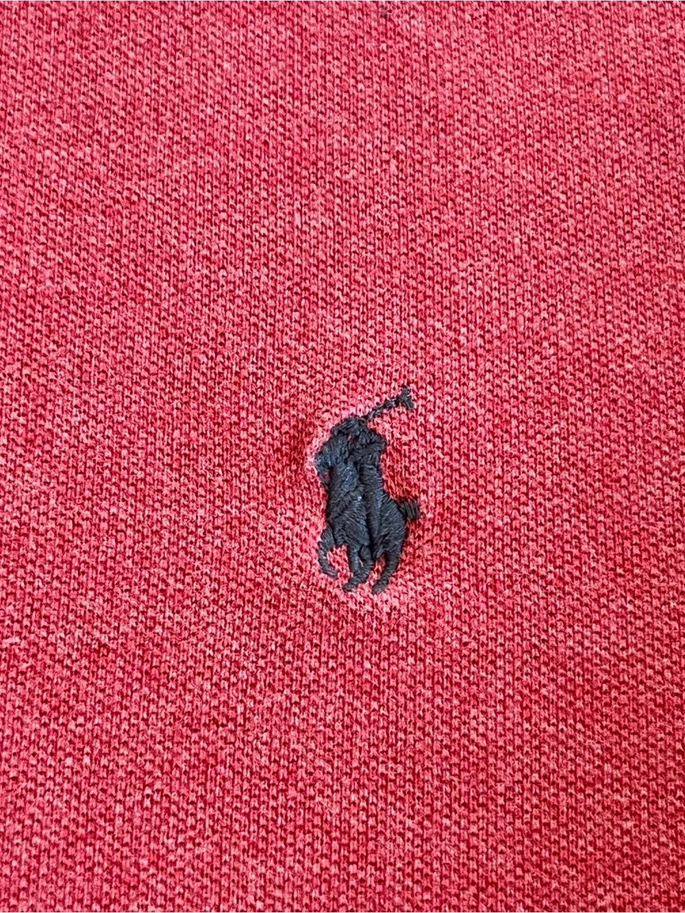 Polo Ralph Lauren Men’s Long-Sleeve Shirt Rose Red  / Navy Pony Size XL EUC